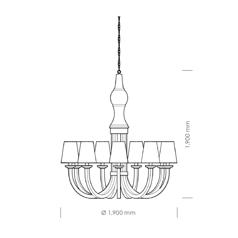 Kronleuchter Chalina 190